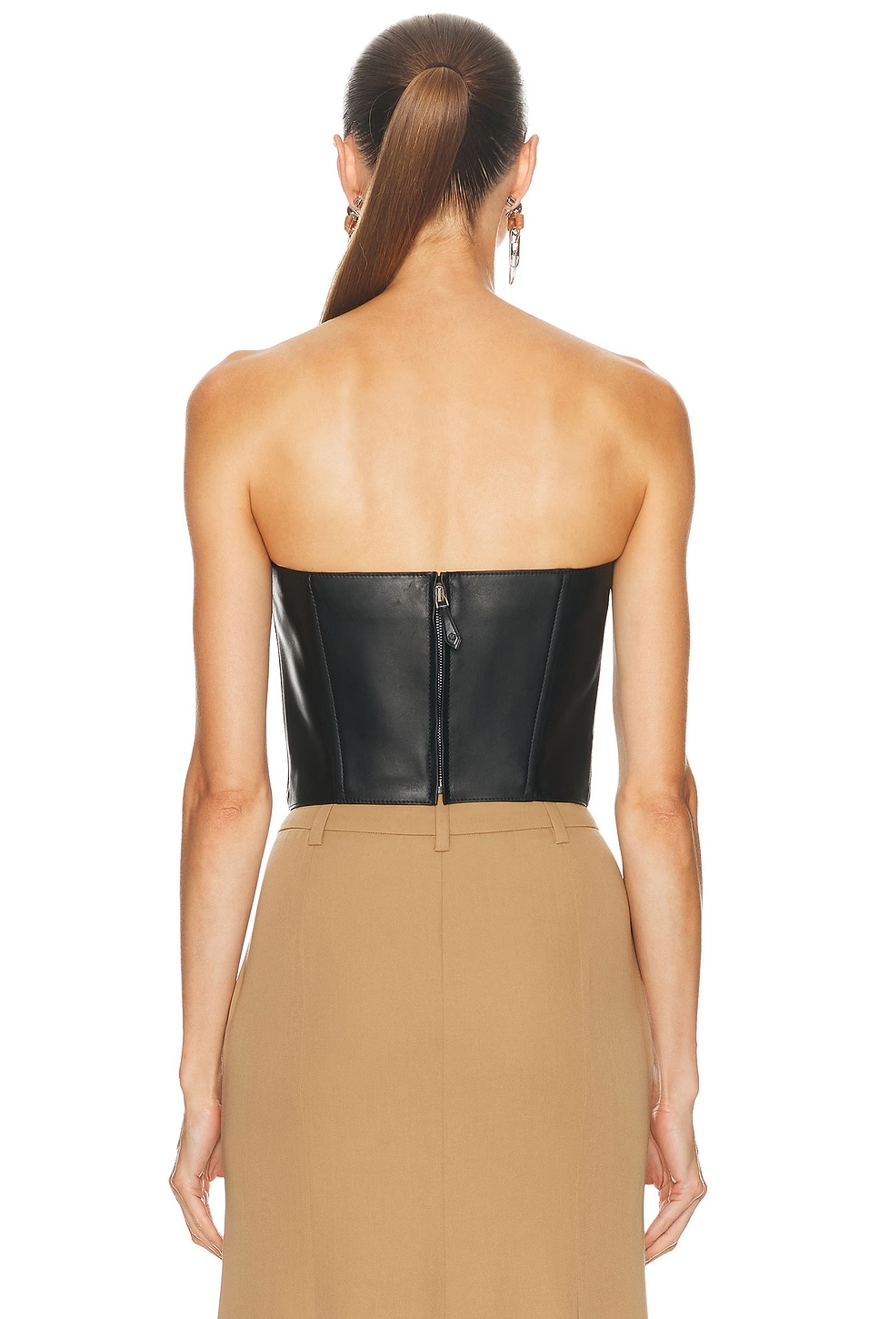 Gwyneth Strapless Top Black