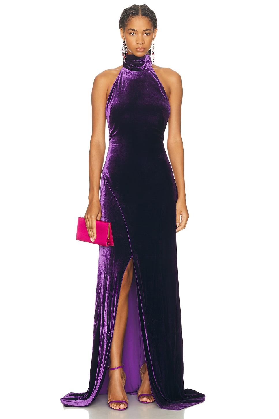 Tatum Gown Aubergine