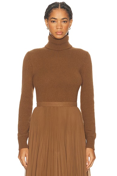 Turtleneck Sweater Cognac