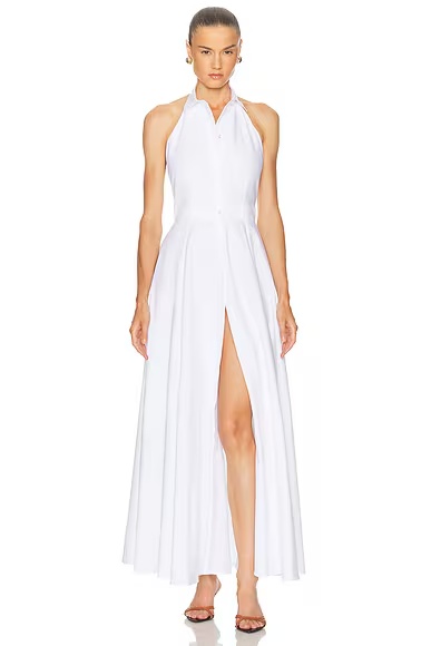 Eldred Cotton Piqu Day Dress White
