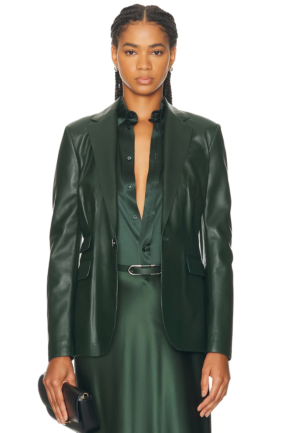 Parker Lambskin Jacket Dark Racing Green