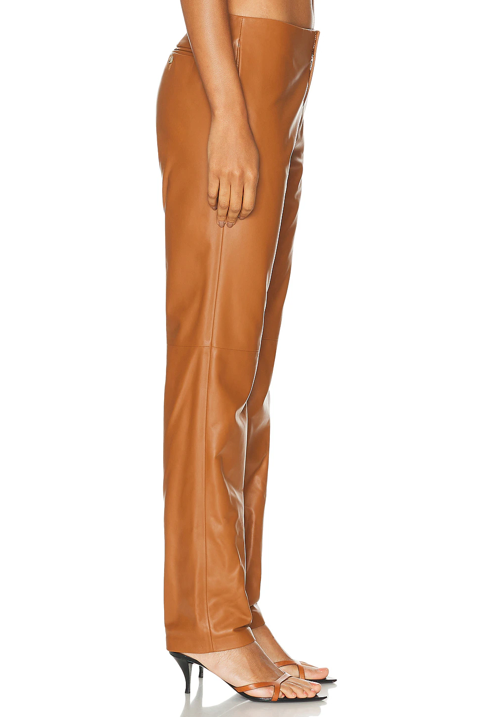 Benjamen Lambskin Pant Light Toffee