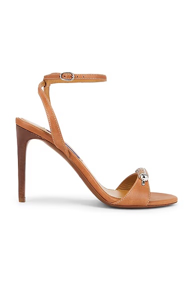 Presling 95 MM Calfskin Sandal Gold