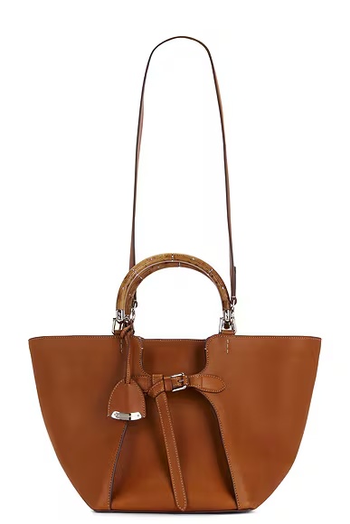 The Ralph Calfskin Tote RL Gold