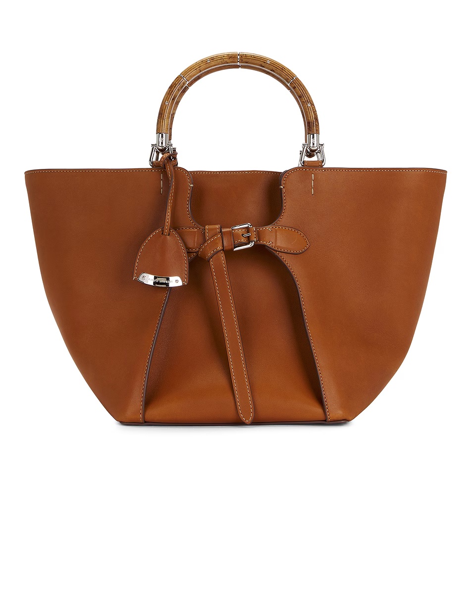 The Ralph Calfskin Tote RL Gold