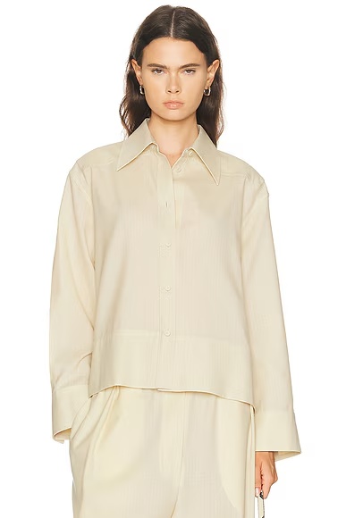 Long Sleeve Blouse Vanilla
