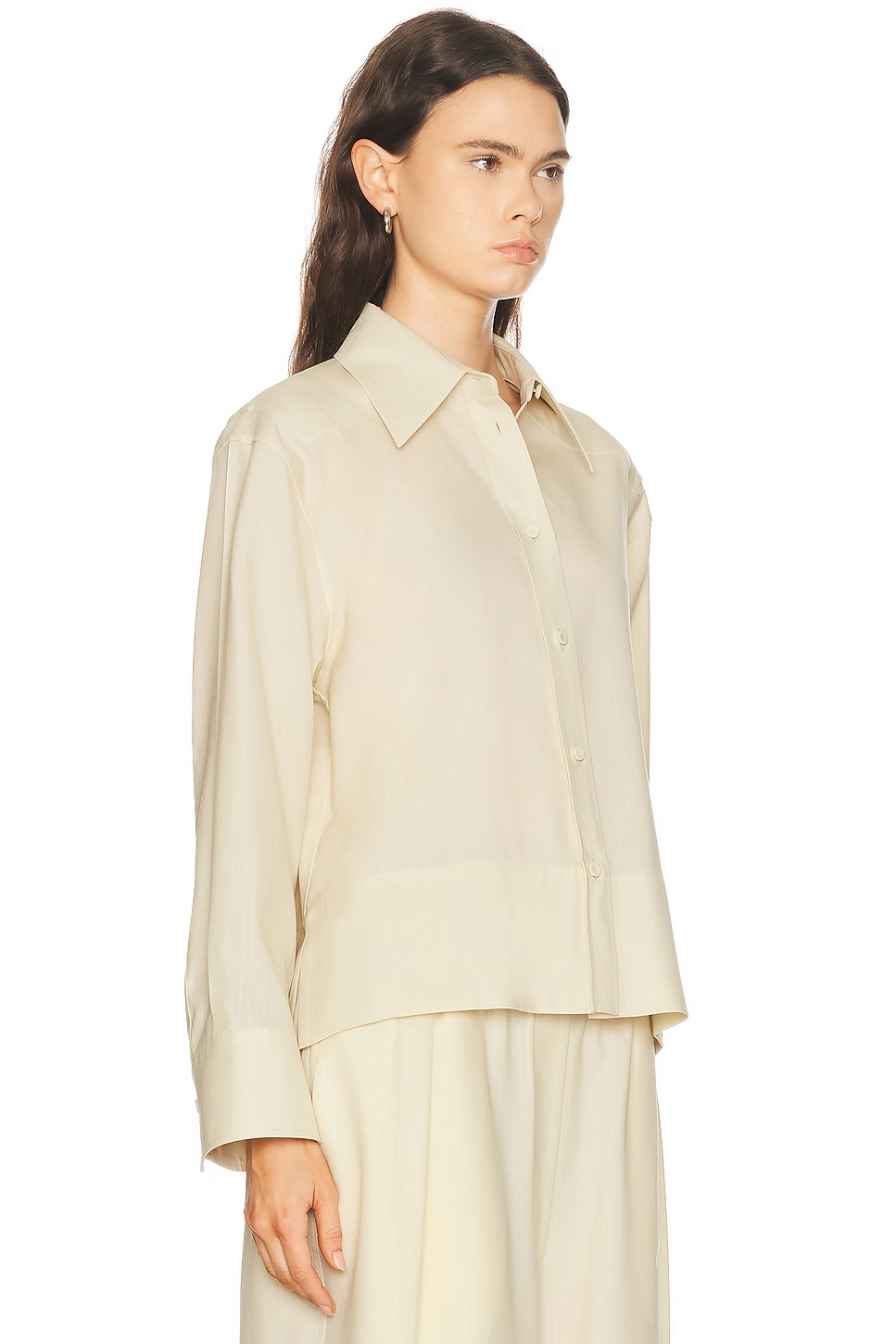 Long Sleeve Blouse Vanilla