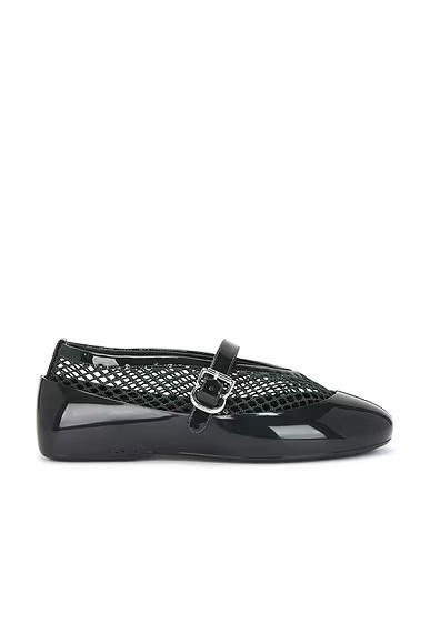 ALAΪA Rubber Flat Vert Foret