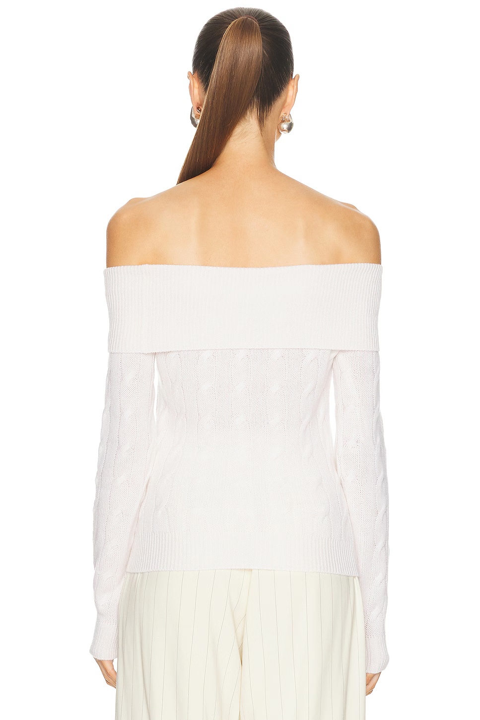 Off The Shoulder Sweater Lux Cream