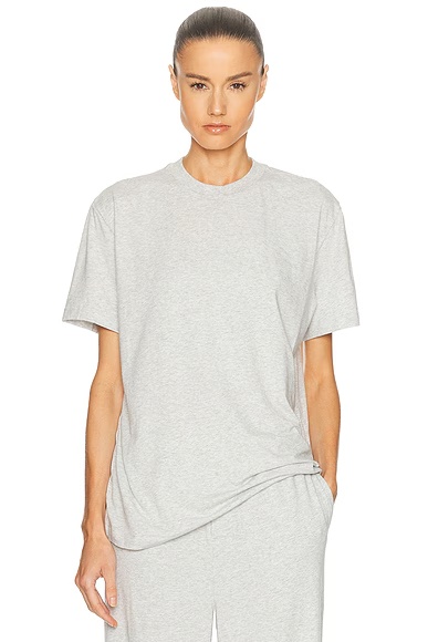 Boyfriend T-Shirt Light Heather Grey