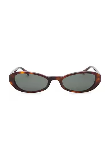 Bayonetta Oval Sunglasses Havana & Grey