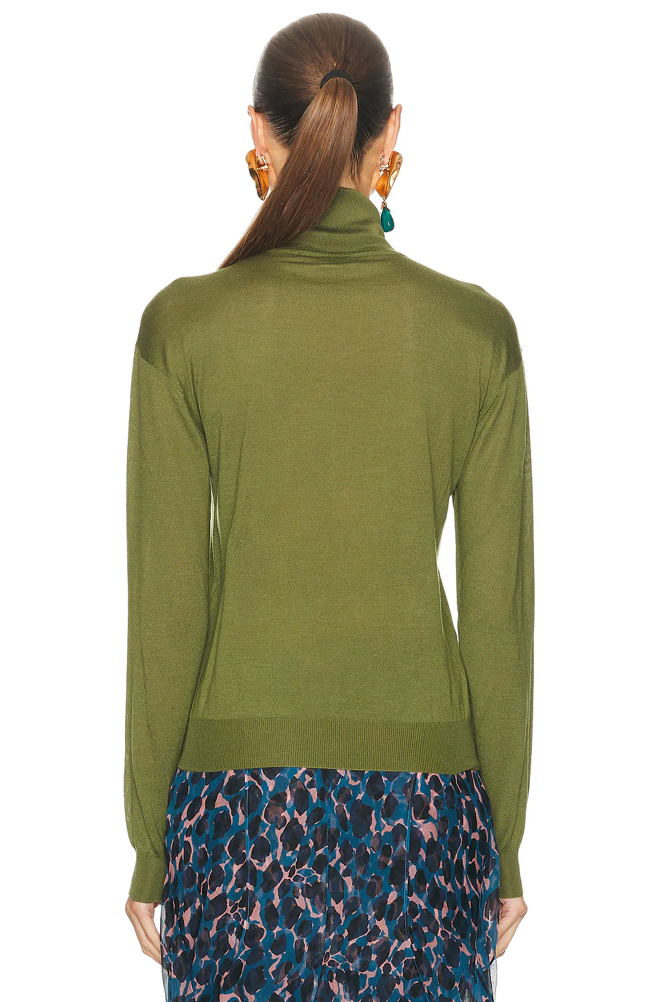 Turtleneck Sweater Vert Olive