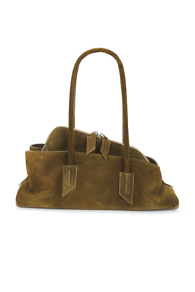 La Passeggiata Small Top Handle Bag Khaki