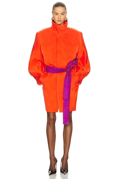 Belted Coat Corail