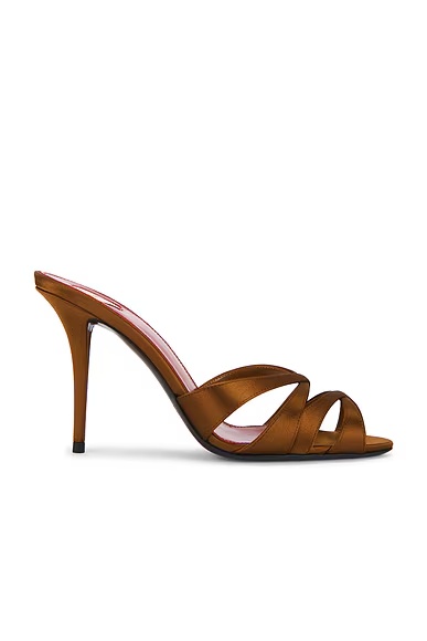 Chandelle Mule Sandal Deep Cognac