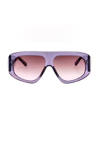 Milano Sunglasses Purple & Silver
