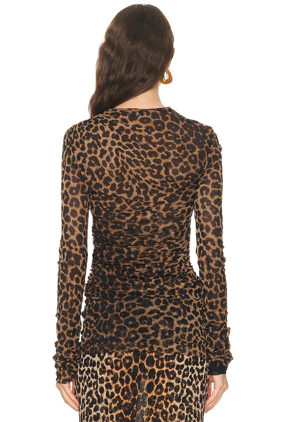 Long Sleeve Top Leopard