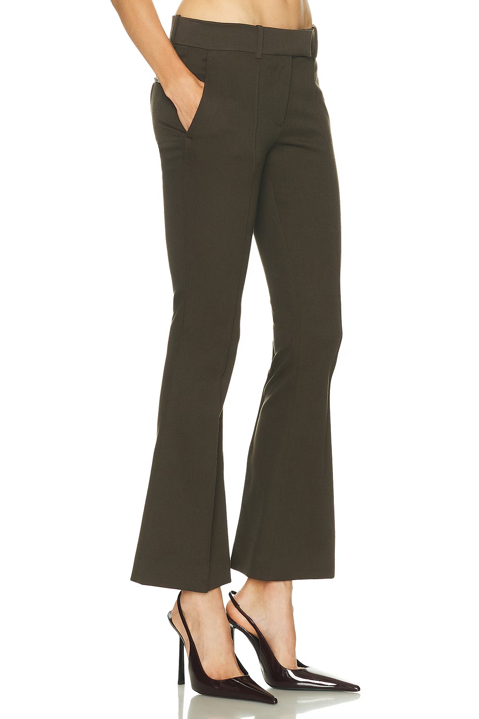 Wool Long Pant Brown