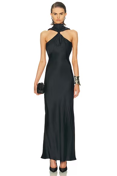 Sleeveless Gown Black
