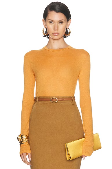 Long Sleeve Top Ocre