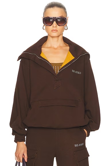 Fleece Jacket Dark Brown