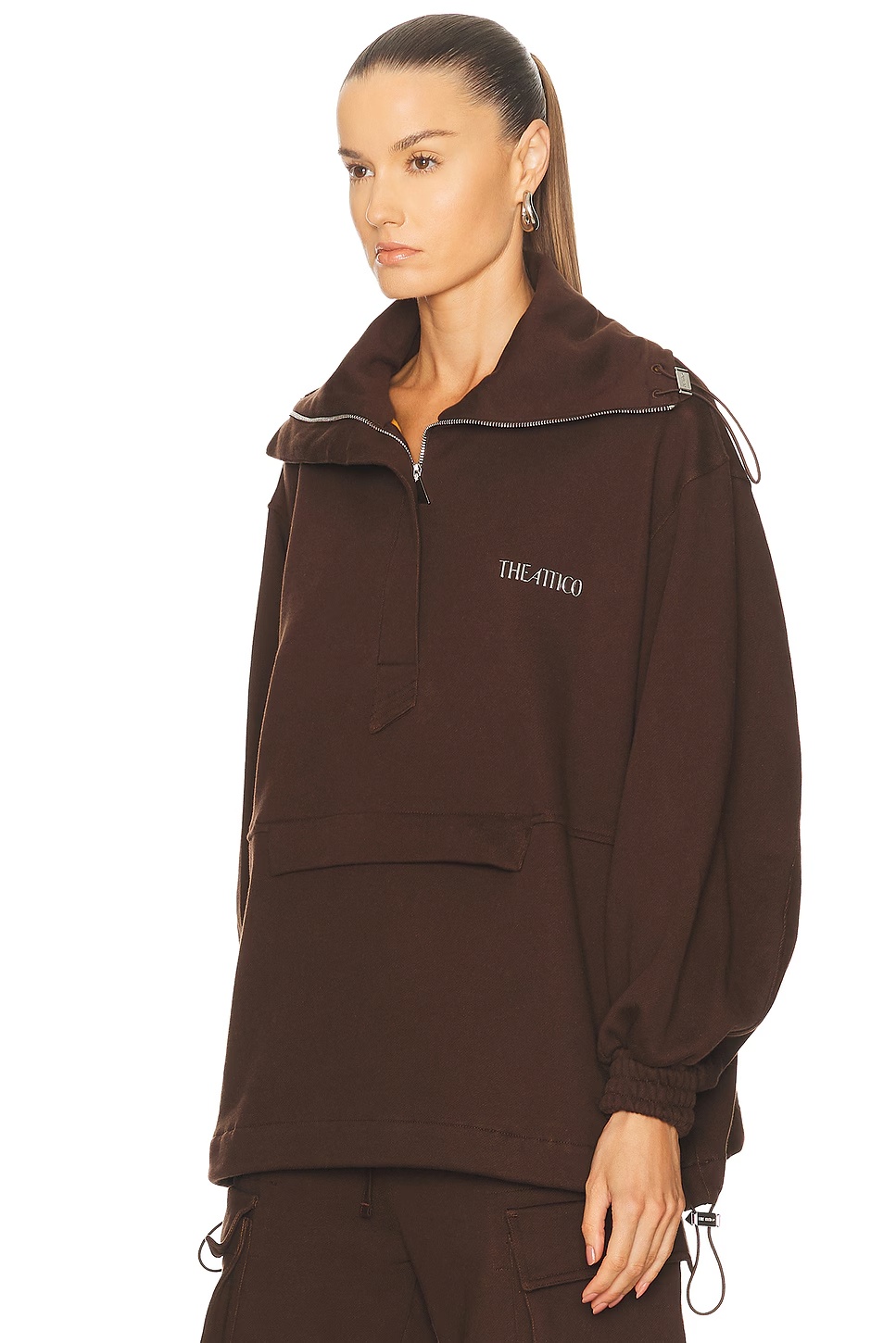 Fleece Jacket Dark Brown
