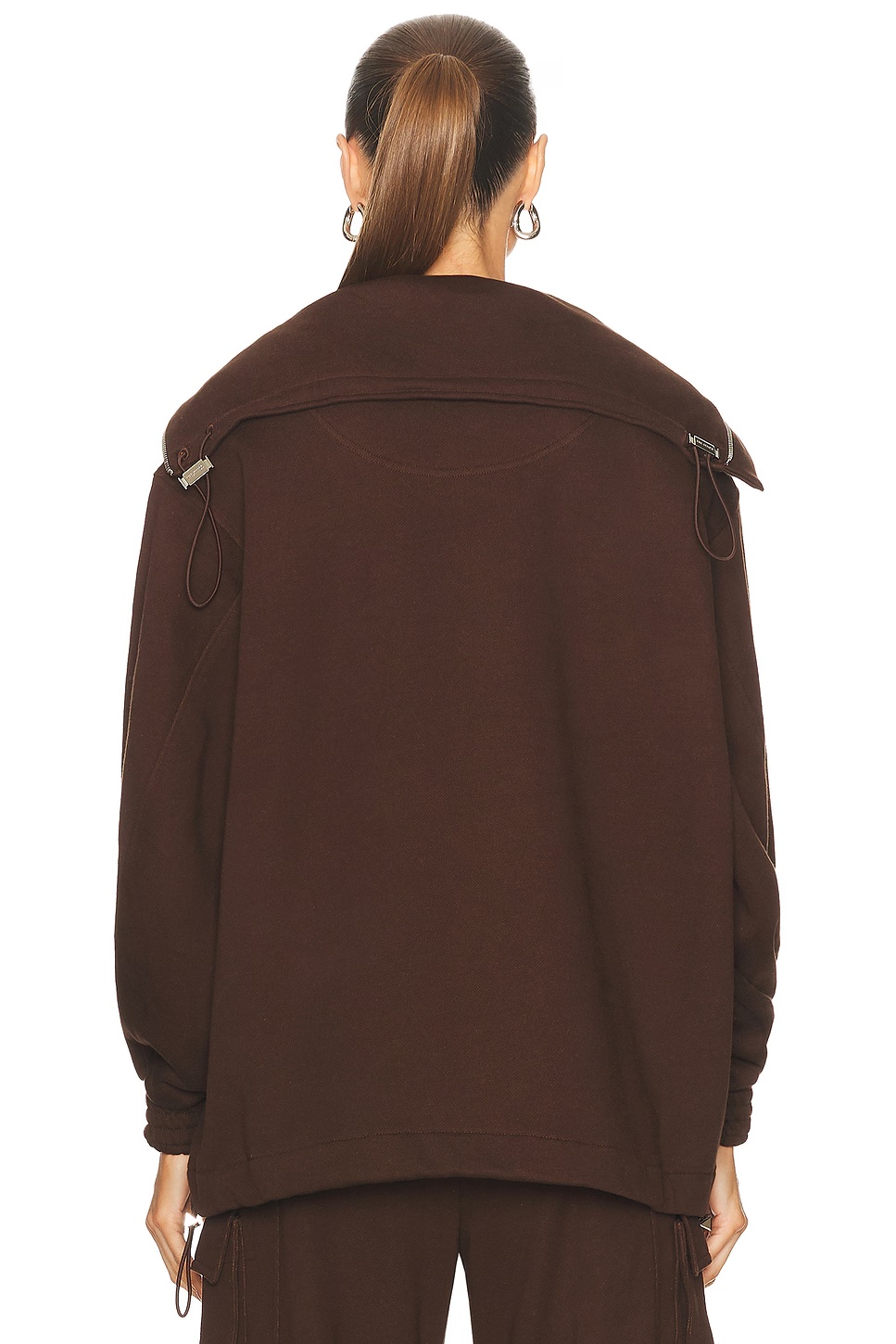 Fleece Jacket Dark Brown