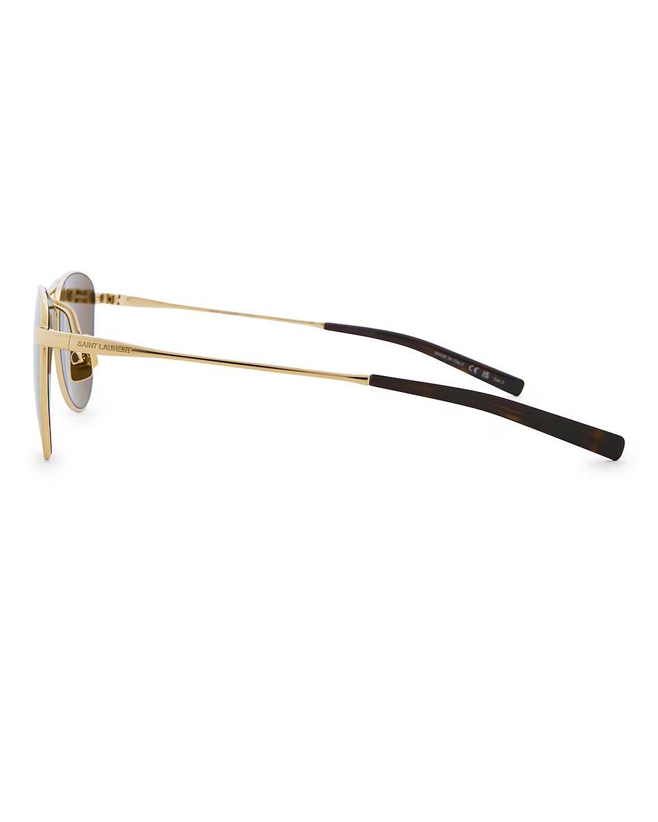 Cat Eye Sunglasses Gold & Brown