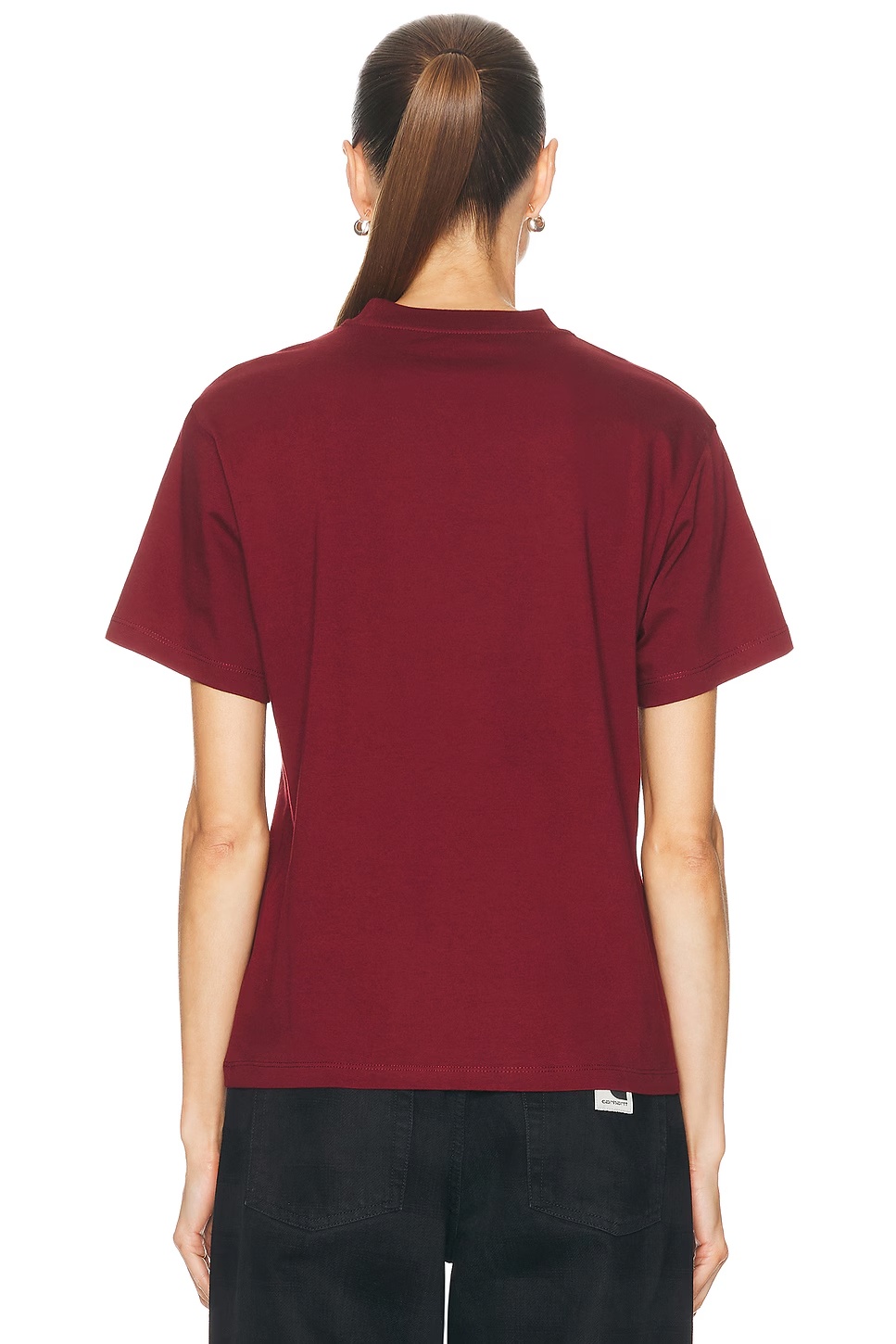 Short Sleeve Pocket T-Shirt Marsala