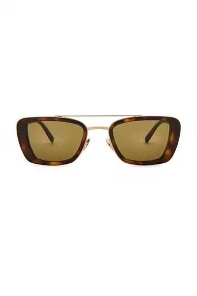 Rectangular Sunglasses Havana & Brown