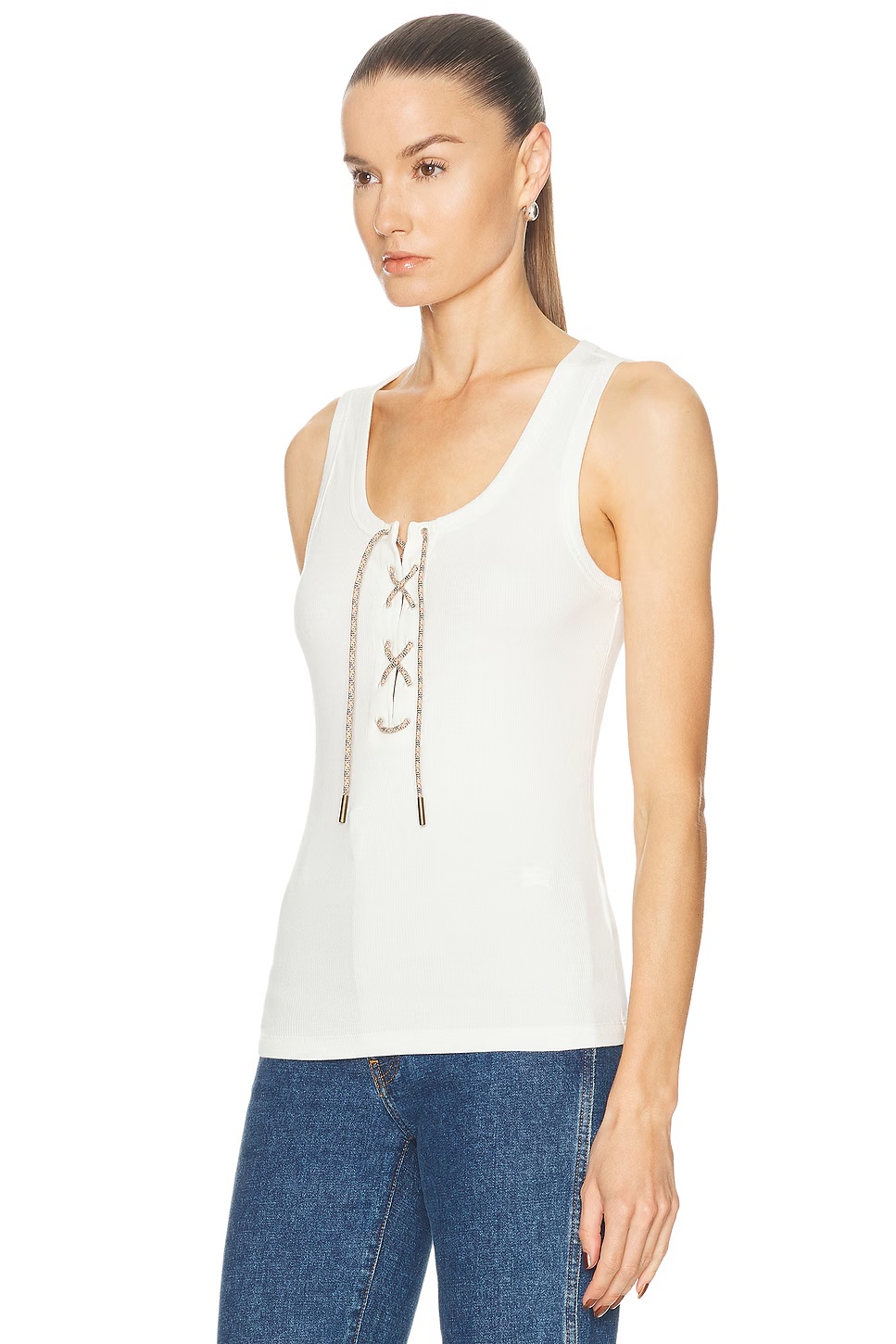 Cleo Tank Top Chalk
