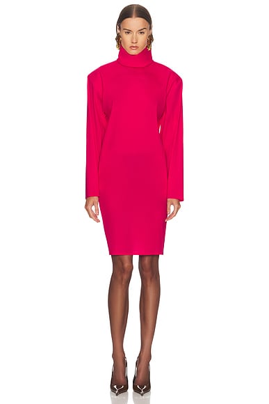 Long Sleeve Dress Magenta