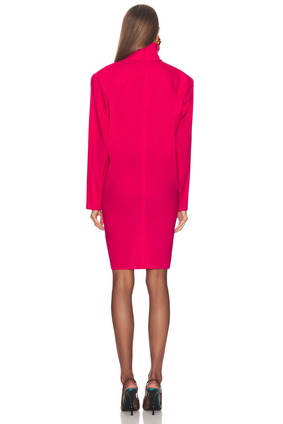 Long Sleeve Dress Magenta