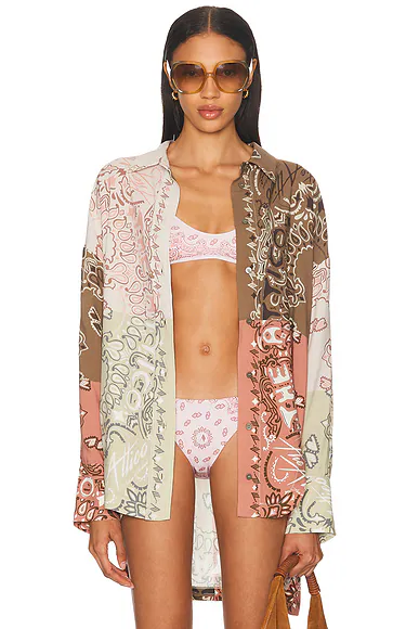 Bandana Printed Shirt Multicolor