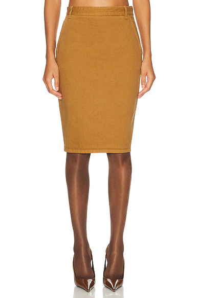 Pencil Skirt Sao Paulo Camel
