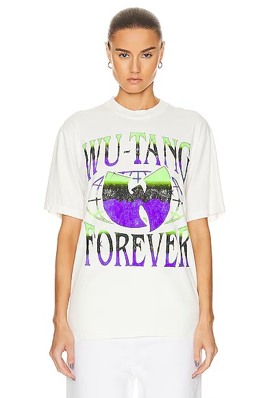 Wu Tang Forever Date T-shirt Creme