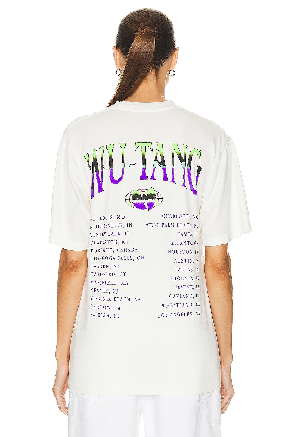 Wu Tang Forever Date T-shirt Creme