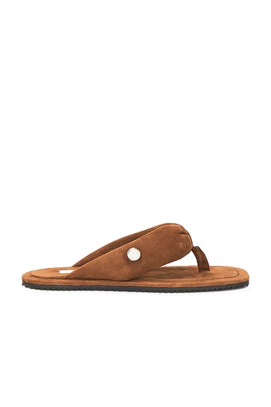 Indie Flat Thong Sandal Pale Brown