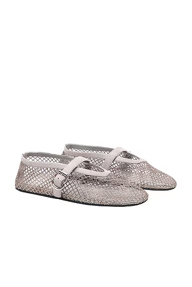 Ballet Flat Argent