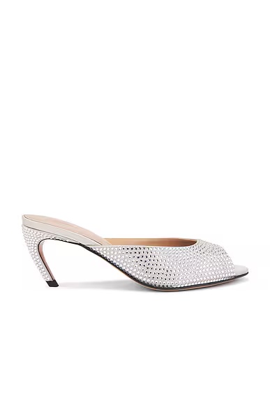 Ada Mule Sandal Silver