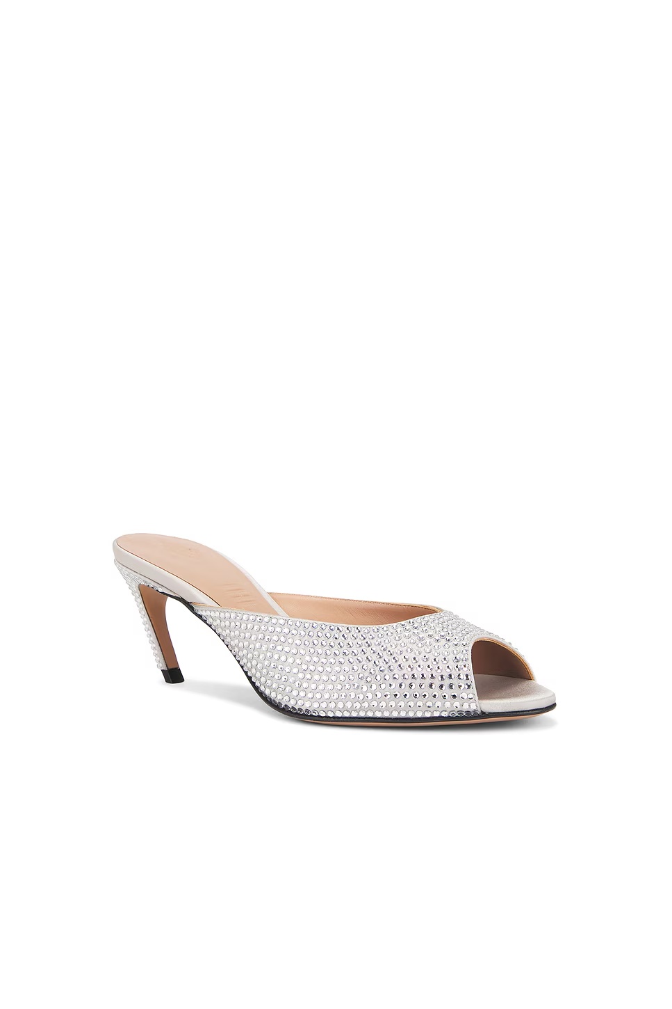 Ada Mule Sandal Silver