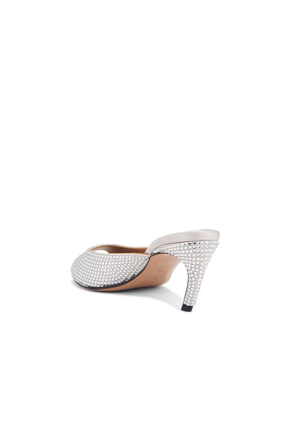 Ada Mule Sandal Silver