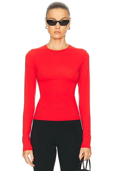 Fits Everybody Long Sleeve T-Shirt Cherry