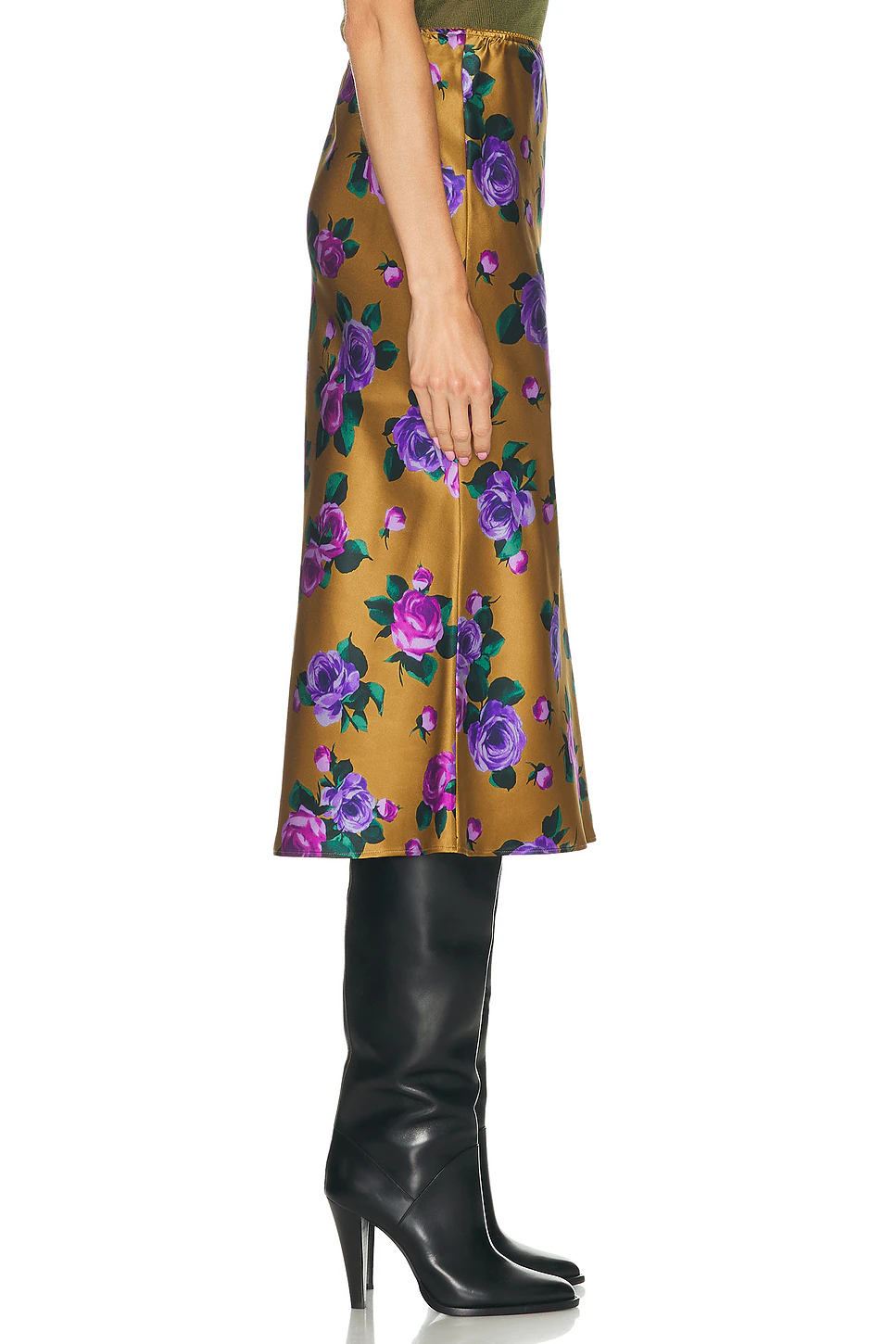 Slip Skirt Kaki Rose Violet