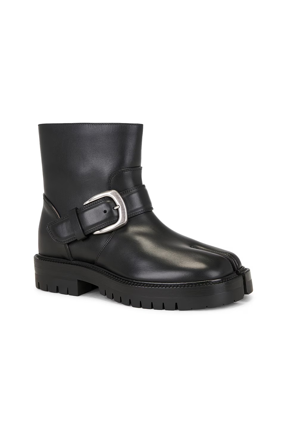 Tabi County Buckle Ankle Boot Black
