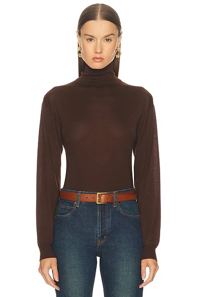Turtleneck Sweater Chocolat