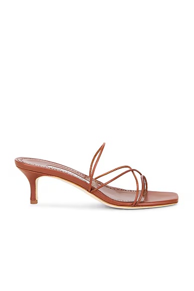 Ninfemu 50 Nappa Sandal Medium Brown