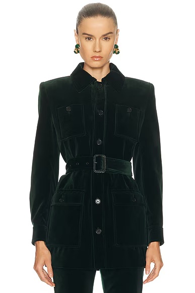 Belted Coat Emeraude