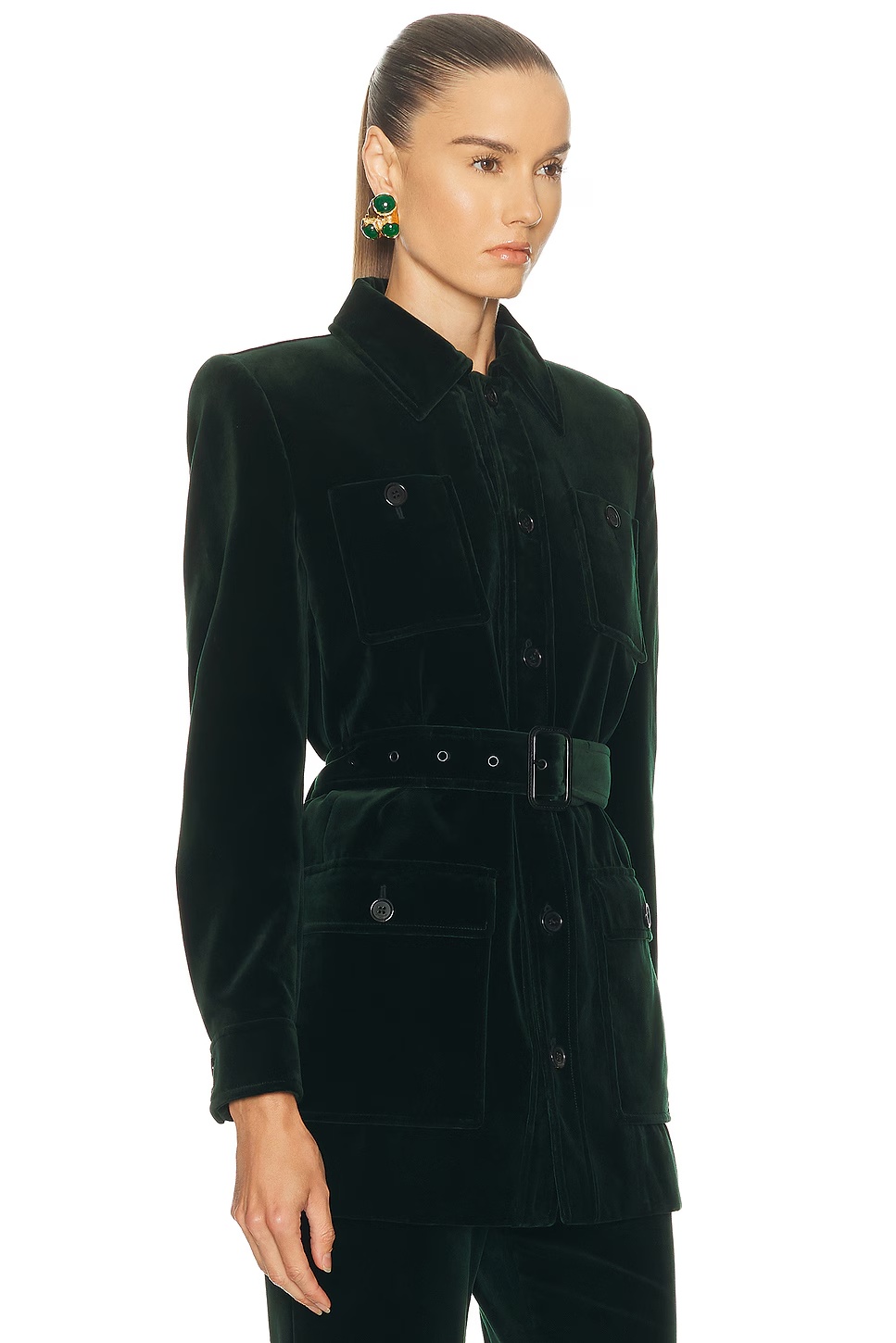 Belted Coat Emeraude