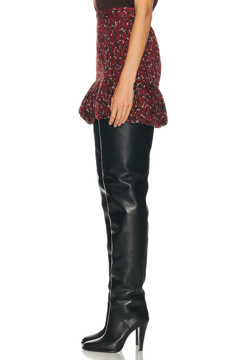 Mini Skirt Craie Rouge Noir